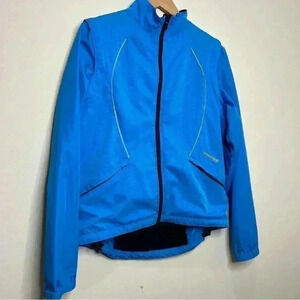 SUGOI Women’s Biking/Sports Jacket Windbreaker Bomber Fall Blue  M/L